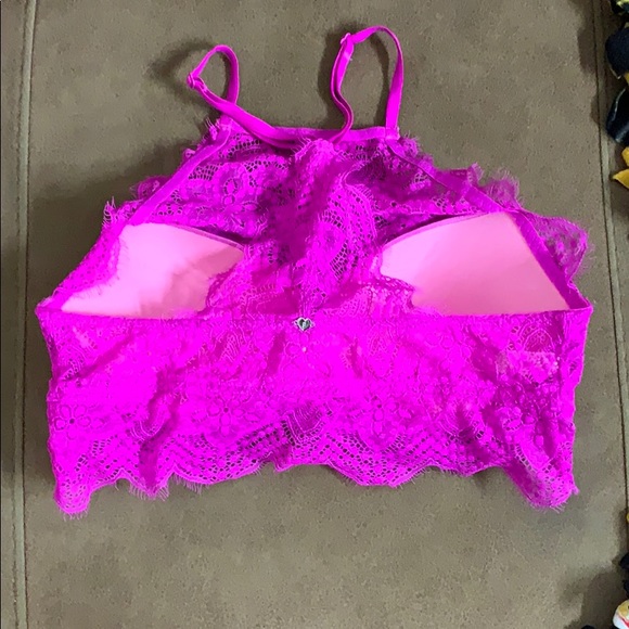 Eyelash lace push-up bralette - Picture 2 of 2